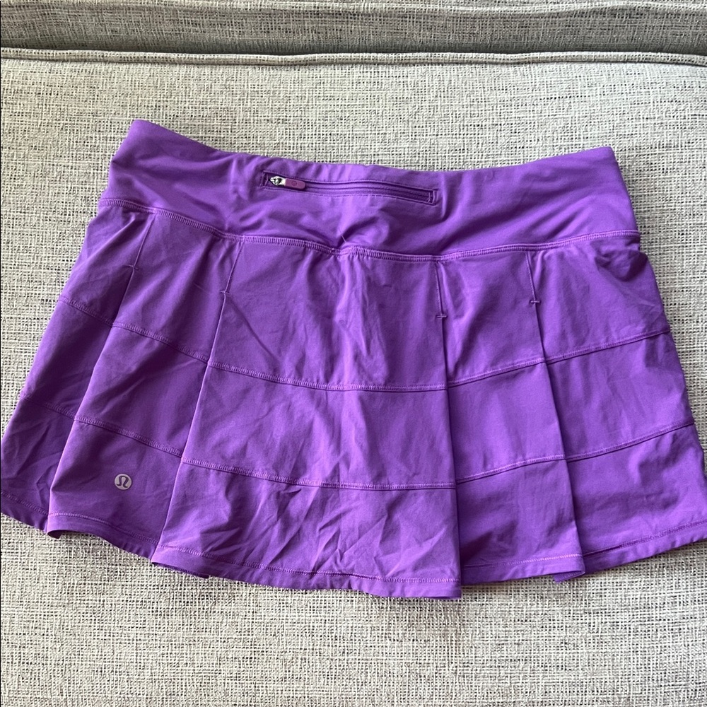 Lululemon pace rival skirt. Size 8. Regular length. Purple.